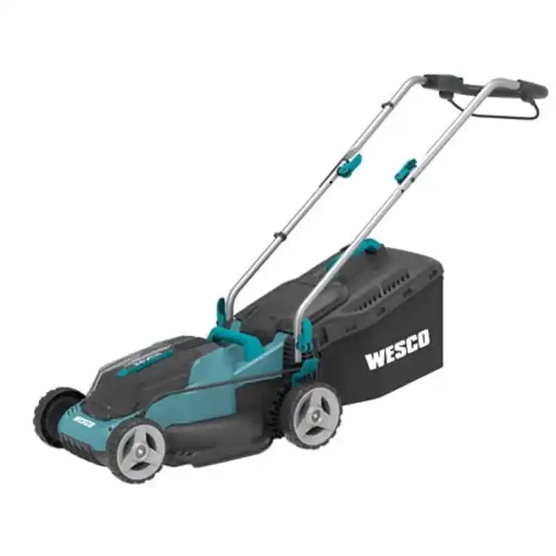 Cortacesped wesco bateria 2 x 18 v ancho corte 34cm - Cortacesped a bateria