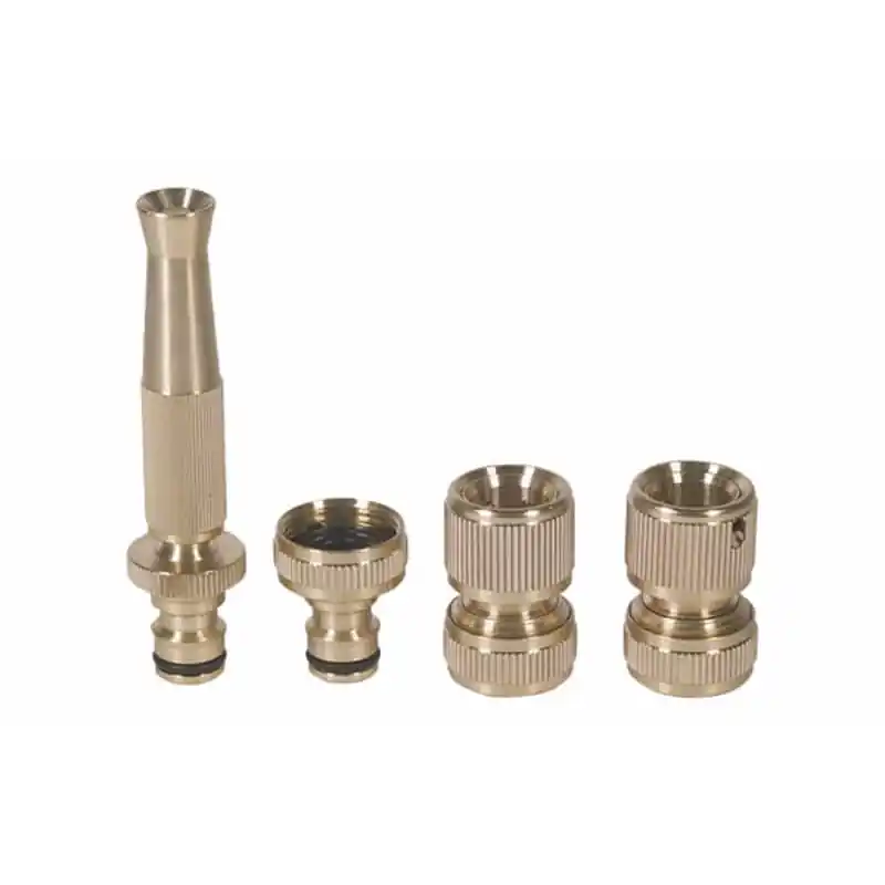 Kit de riego natuur laton lanza adaptador y 2 conectrores - Adaptador grifo manguera