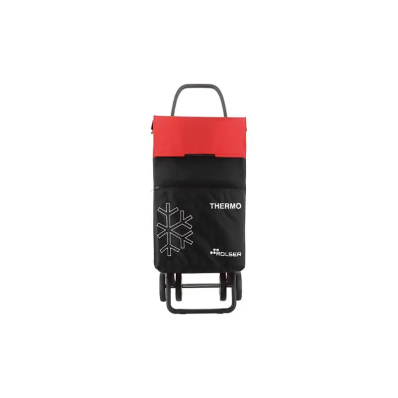 Carro compra rolser termo fresh xl4 ruedas negro rojo - Carros de compra Rolser