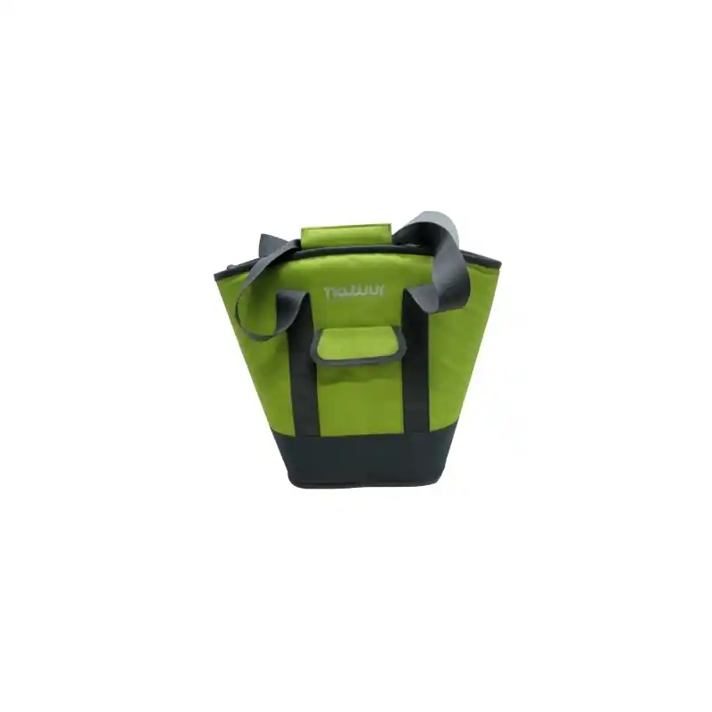Nevera flexible verde y gris capazo 15 l - Neveras playa