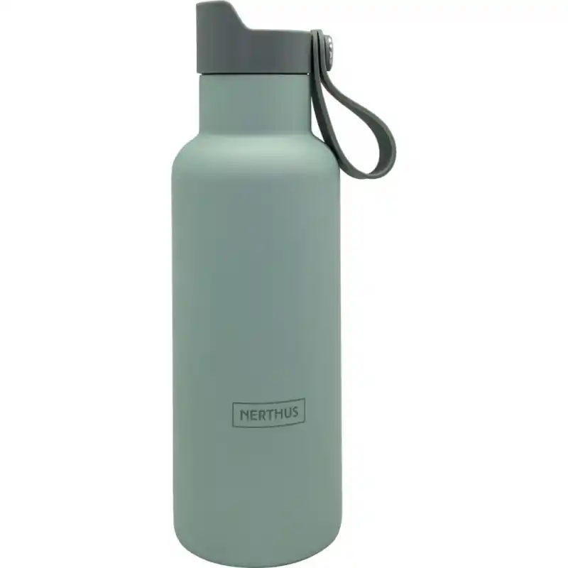 Botella termo inox click & drink 500 m kaki