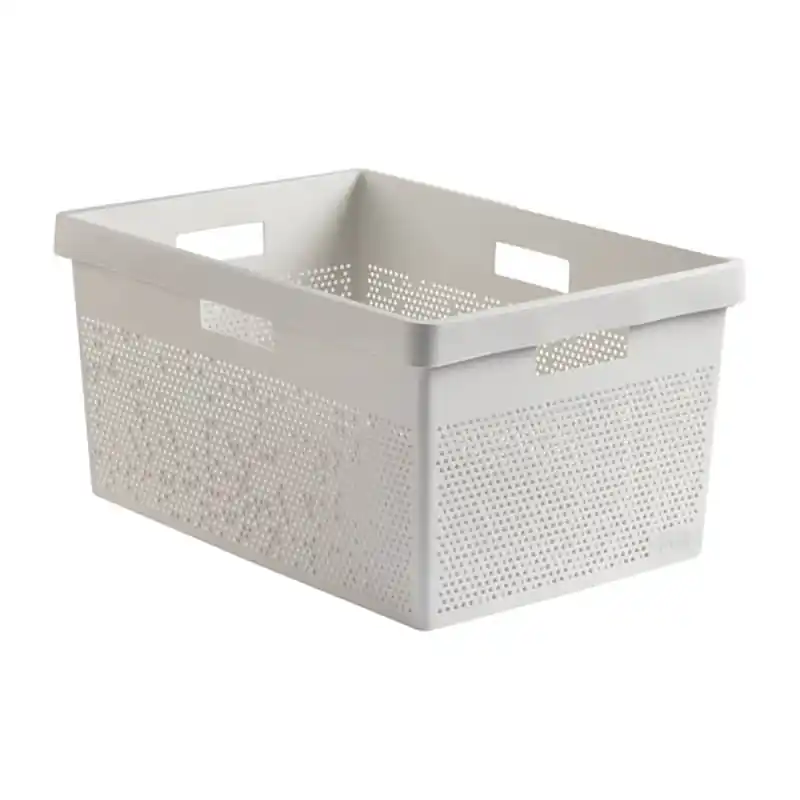 Cesta ordenacion bohol 40 l blanco - Cajas organizadoras