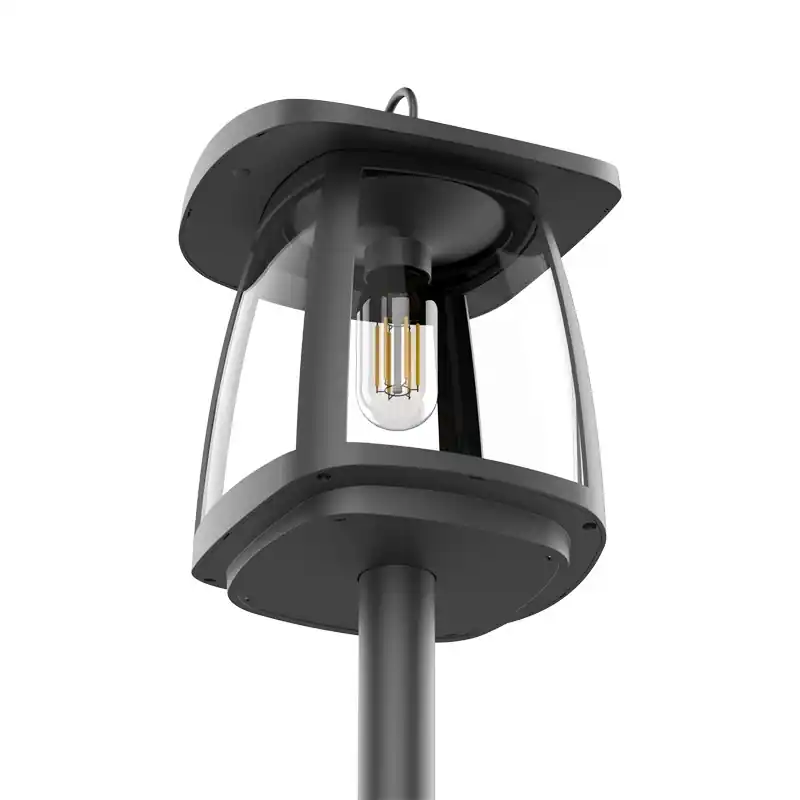 Baliza solar zeffa 350lm 4000k 3.18w negro - Lámparas solares