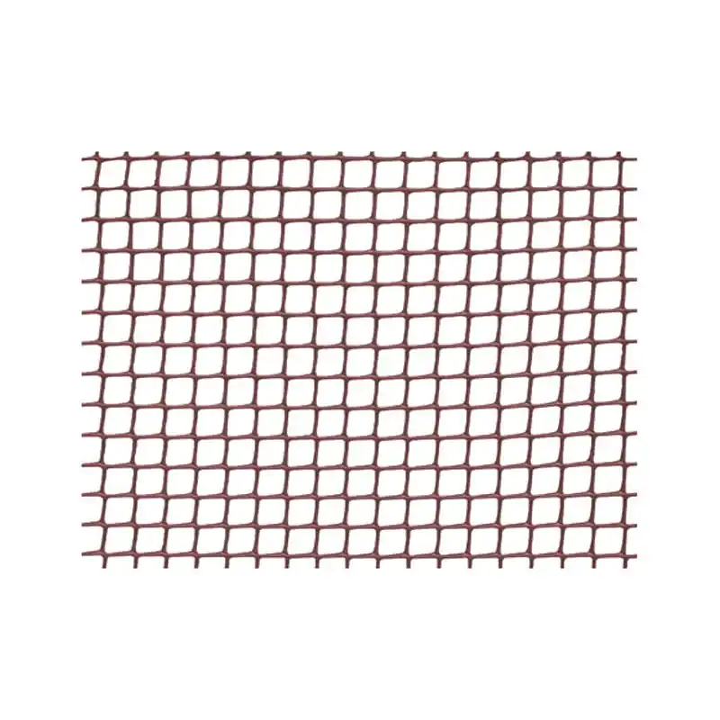 Malla plastica natuur 10 x 10 mm 310 gr/m² 1 x 5 m marron - Malla de ocultación