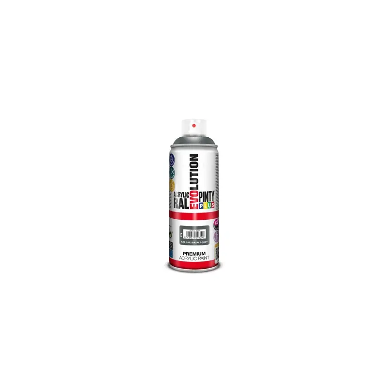 Pintura spray acrilica evolution brillo 520 cc verde basalto - Pintura en spray