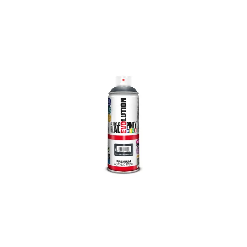 Pintura spray acrilica evolution mate 520 cc gris antracita - Pintura en spray