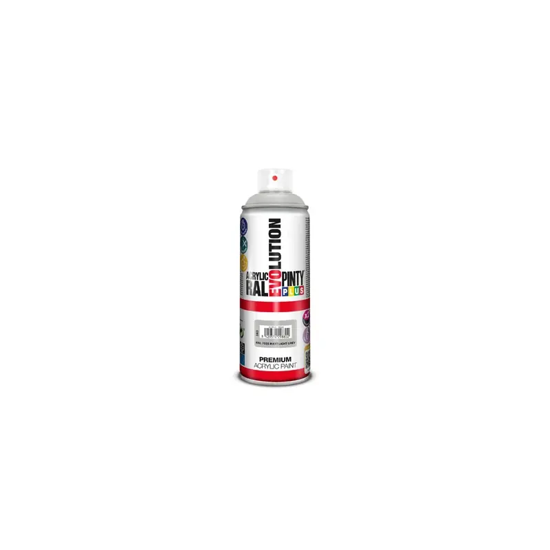 Pintura spray acrilica evolution mate 520 cc gris luminoso - Pintura en spray