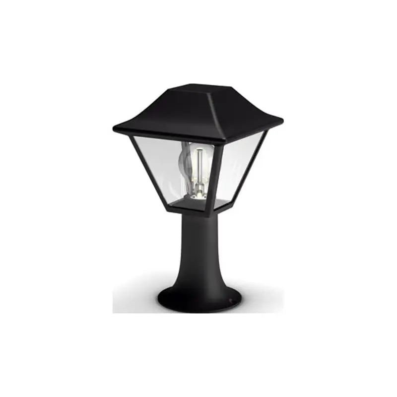Sobremuro pedestal philips alpenglow negro - Farol Sobremuro
