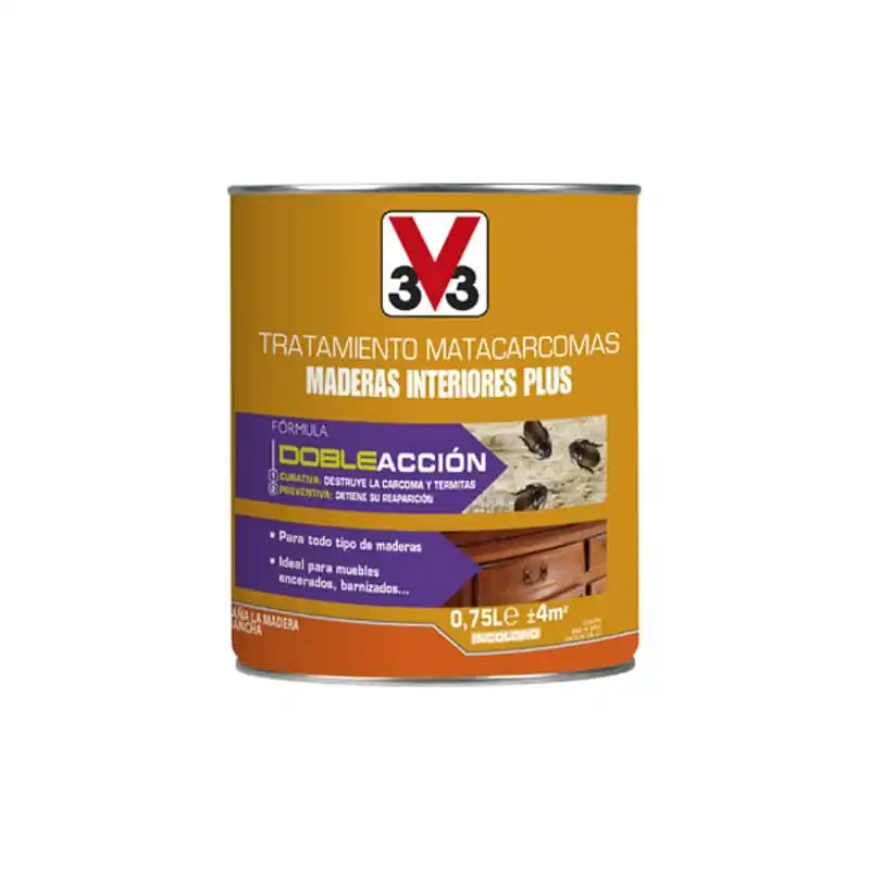 Matacarcomas maderas interior plus 750 ml - Anticarcoma