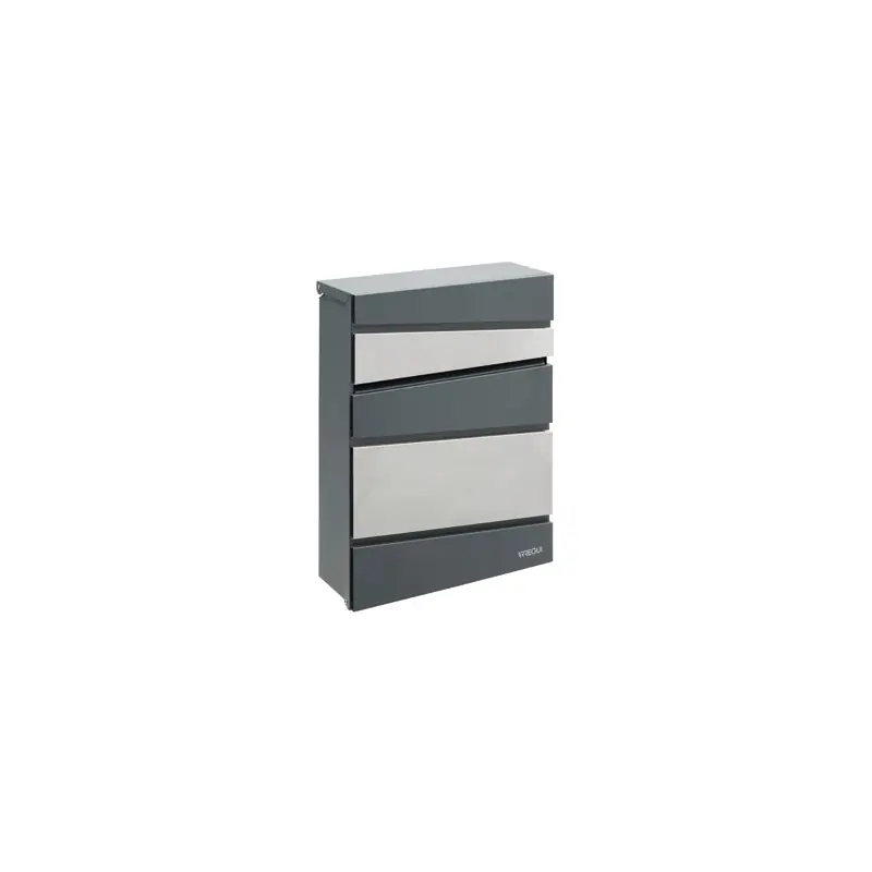 Buzon exterior acero/inox flysch antracita/inox 27,5 x 36,5 x 10 - Buzones exteriores