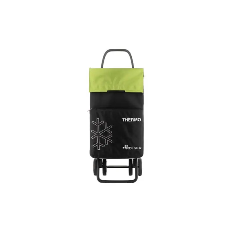 Carro compra rolser termo fresh xl4 ruedas 4 negro lima - Carros de compra Rolser
