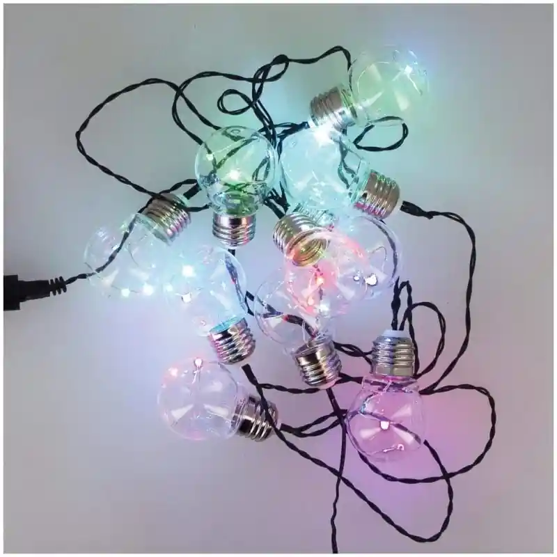 Guirnalda exter. 12,5x24,5x27,5 cm led 5m color ab - Guirnaldas de luces