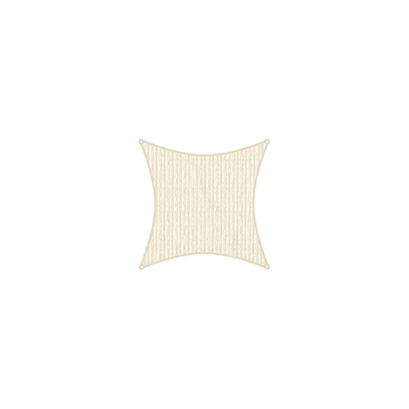 Toldo vela sombreo cuadrado everyday sail 180 gr 3,6 x 3,6 m marfil