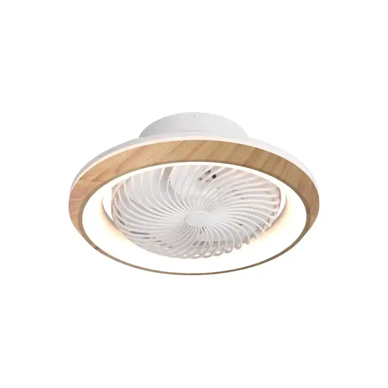 Ventilador de techo plafon madera 14w 49 x 21 cm - Ventiladores de techo