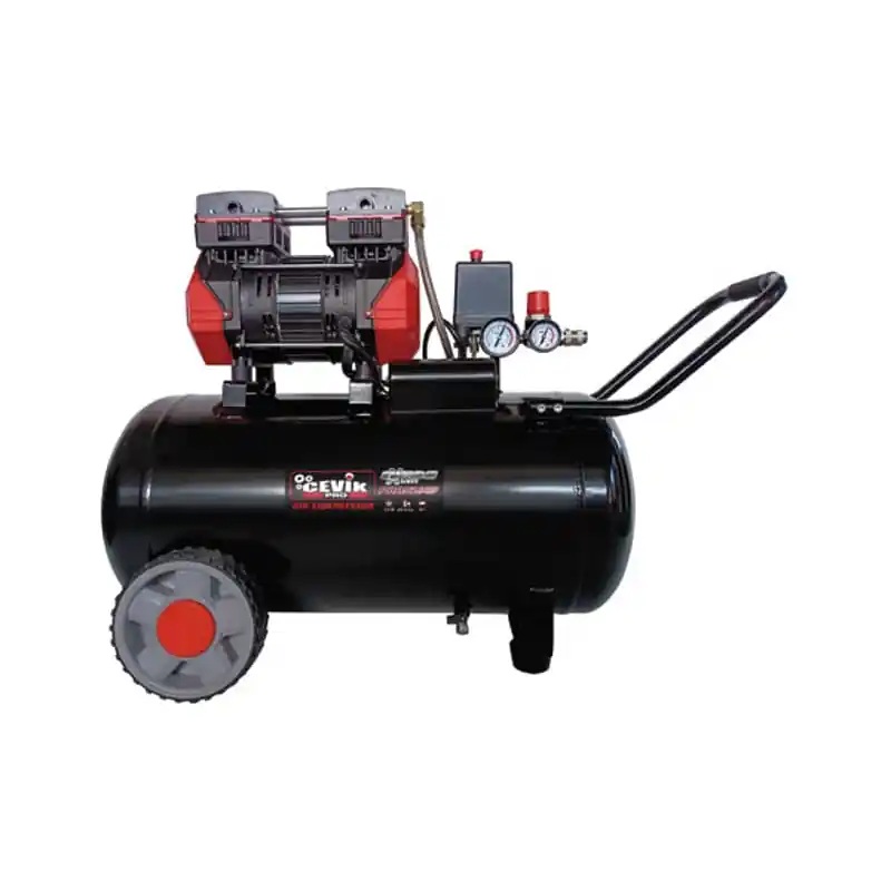 Compresor silent 50l 2hp cevik pro ca pro52xs - Compresores de aire