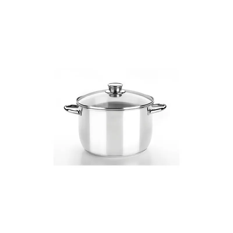 Olla con tapa cristal monix optima 30 cm - Ollas de acero inoxidable