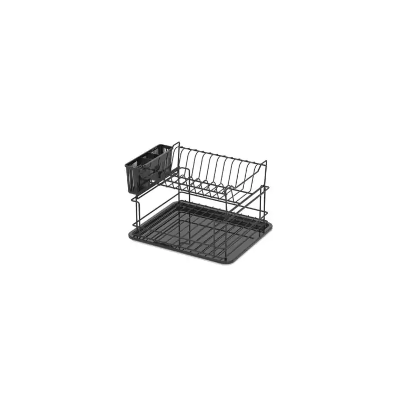 Escurreplatos duett doble desmontable negro