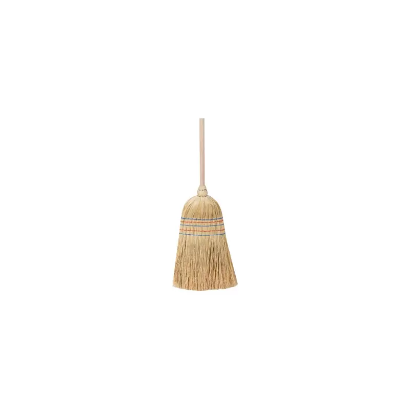 Escoba mijo palo madera 5 cordones - Cepillo de limpieza