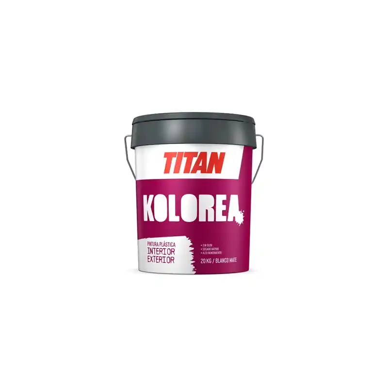 Pintura plastica interior exterior refresh mate 5 kg blanco