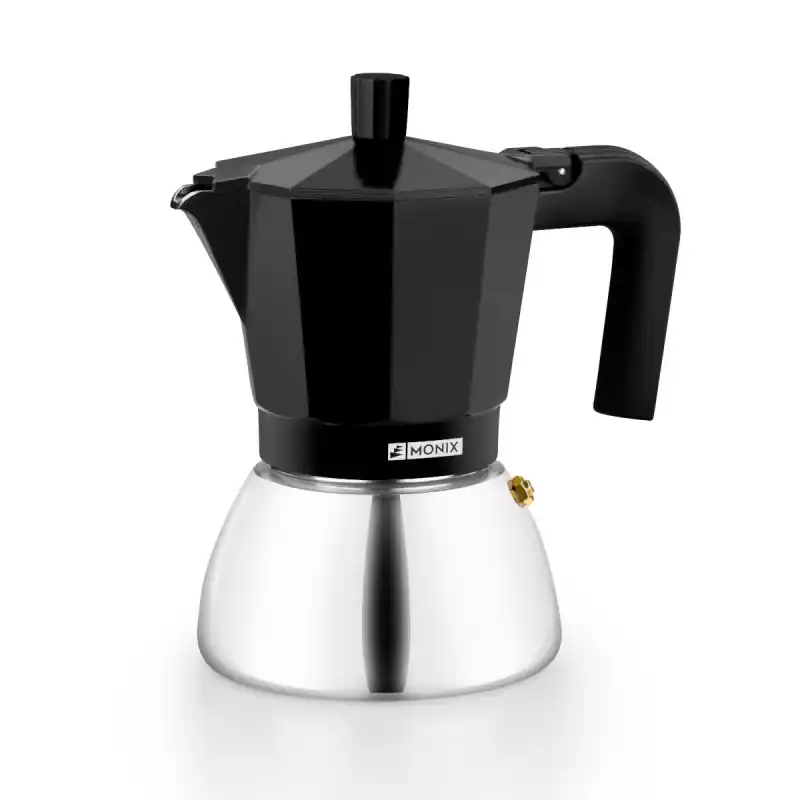 Cafetera monix induction black 3 tazas - Cafetera italiana inducción
