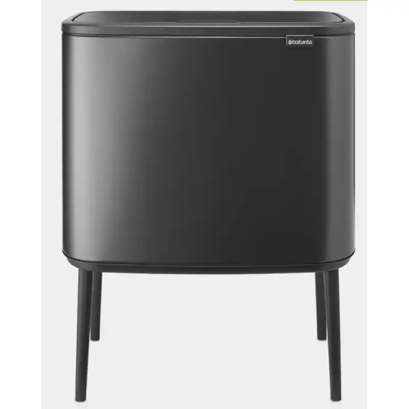 Cubo brabantia bo touch bin confident grey 11+23 l con patas - Contenedores de reciclaje