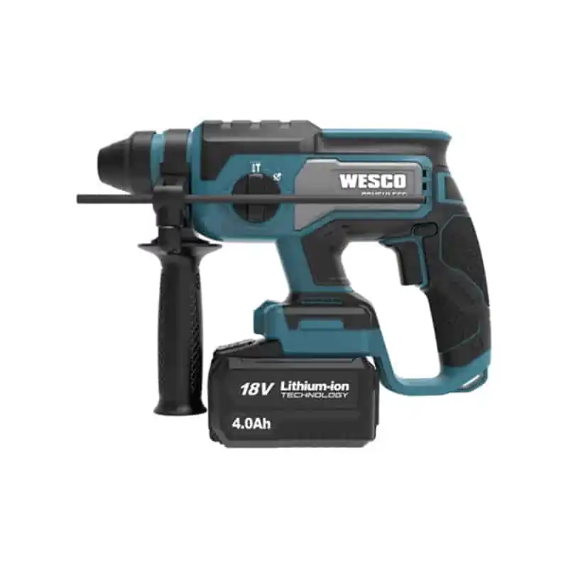 Martillo wesco 18v 2j bateria de 4.0 ah y cargador - Martillo percutor