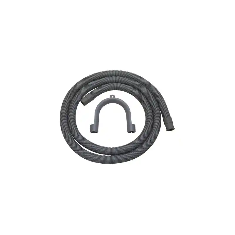 Manguera descarga lavadora con curva 1,5 m-19 x 24mm