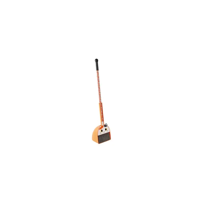 Escoba y recogedor infantil gato naranja 16,3 x 14,2 x 75 cm - Regalos, gadgets