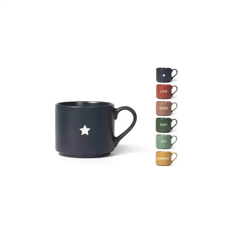 Mug new bone china color/escritura 38 cl - Tazas desayuno, bols,mugs