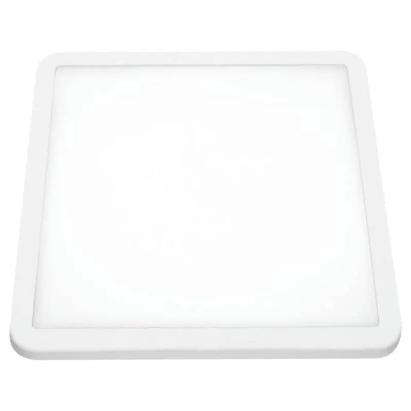 Downlight led matel15w ajustable cuadrado blanco luz fria 6400k 1300lm ø175 mm