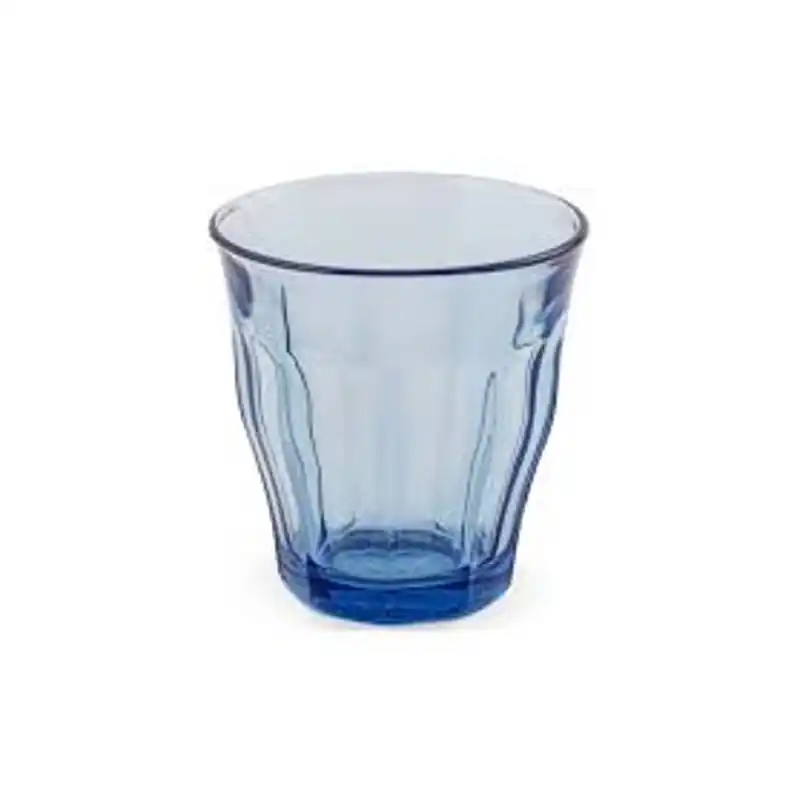 Vaso agua vidrio picardie pack 6 31 cl azul - Vasos
