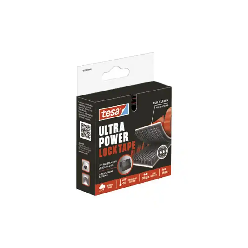 Cinta union desmontable ultra power lock 1 m x 25 mm - Cinta doble cara