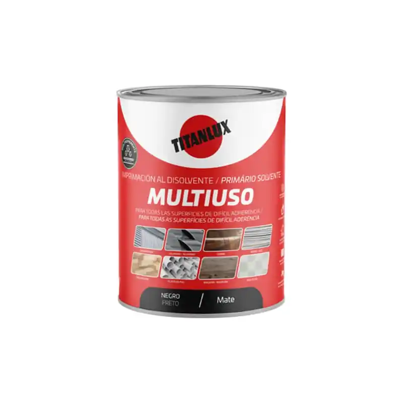 Imprimacion sintetica titanlux multiuso 750 ml negro - Imprimación