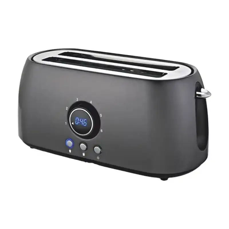 Tostador dos ranuras largas haeger future plus 1400 w - Tostadoras de pan