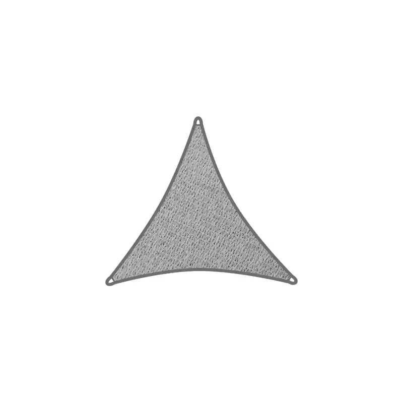 Toldo vela sombreo triangular 3,6 x 3,6 x 3,6 m antracita