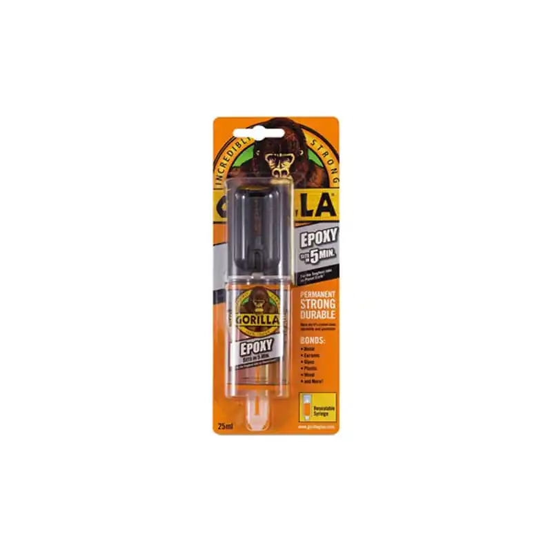 Adhesivo instantaneo epoxi gorilla 25 ml - Pegamento de contacto