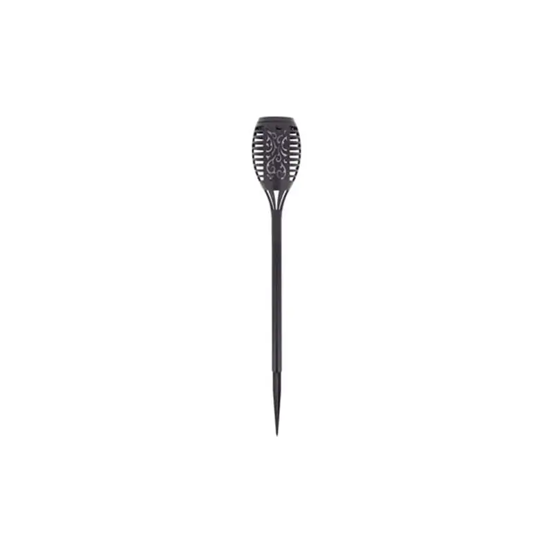 Baliza solar led decorativa ip44 efecto llama pack 4 unidades - Lámparas solares