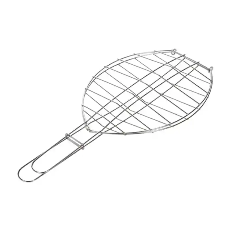 Parrilla rodaballo inox 65,5 x 31 cm - Parrilla para barbacoa