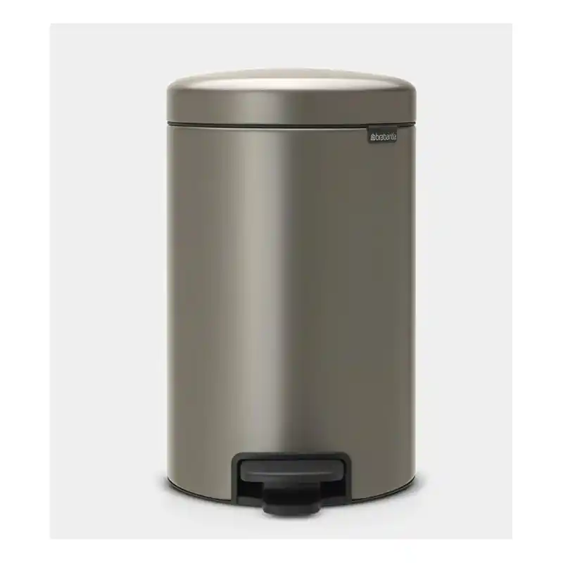 Cubo de basura brabantia 12 l platinum newicon - Cubos de basura