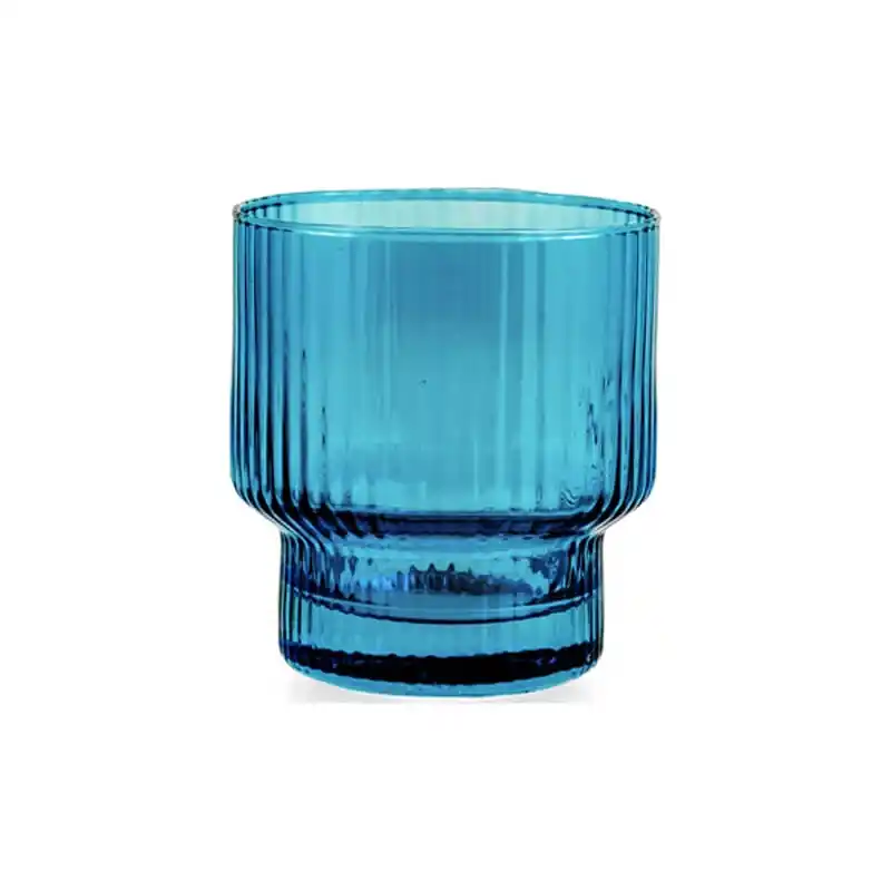 Vaso vidrio bliss 32cl azul - Cristalerías