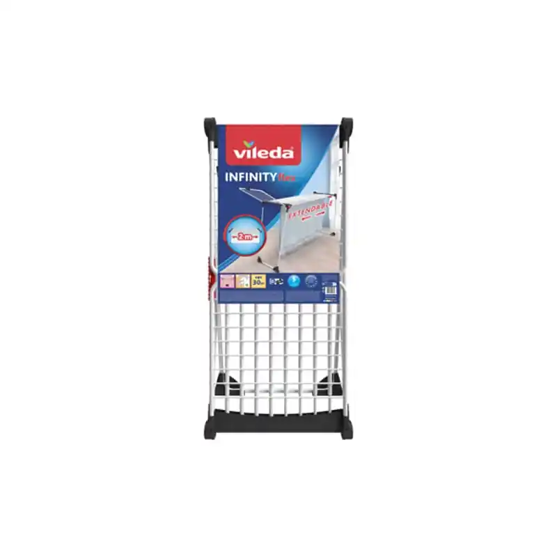 Tendedero plegable blanco vileda infinity flex