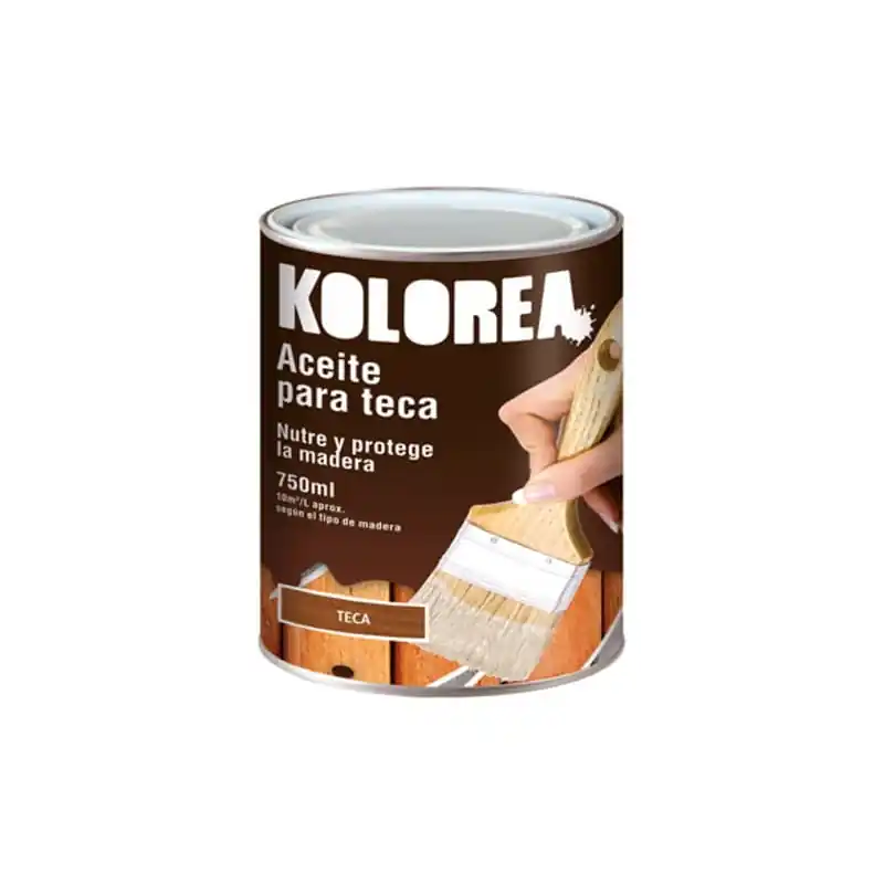 Aceite teca kolorea 5 l teca - Aceite para madera