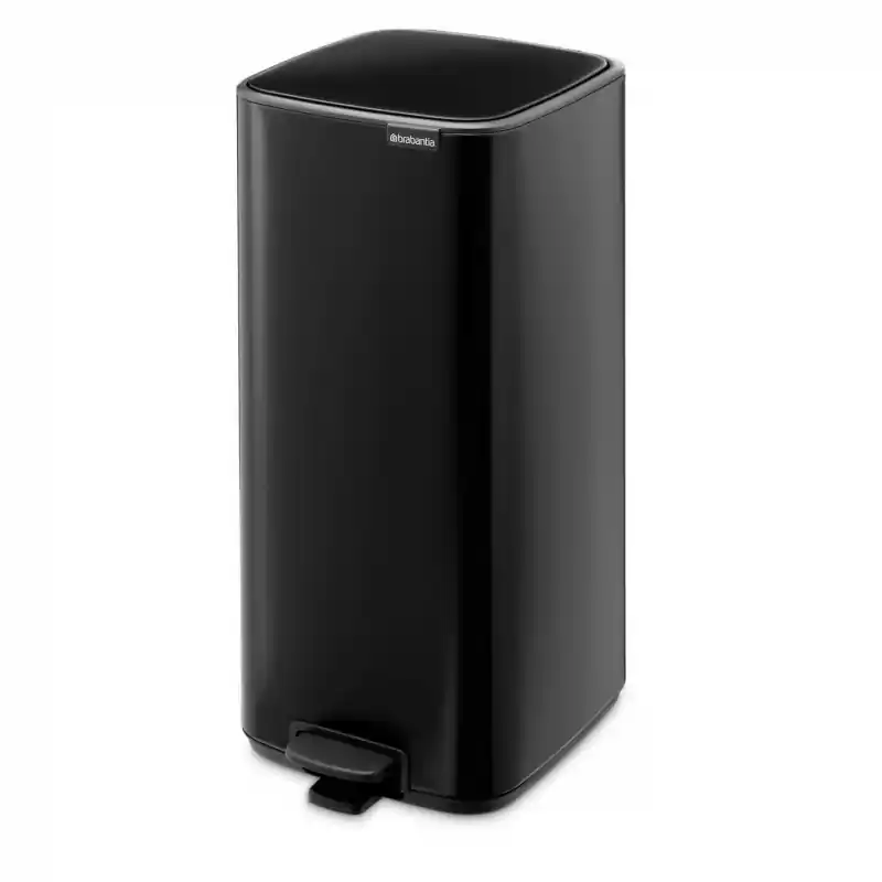 Cubo de basura brabantia bo pedal 30 l matt negro - Cubos de basura