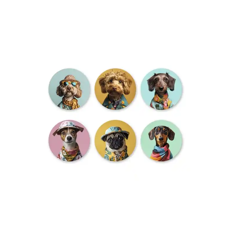 Posavasos gift set 6 u surtidos dogs iii - Regalos, gadgets
