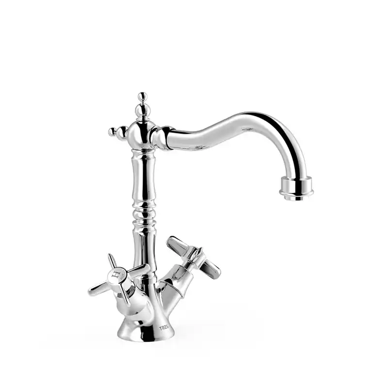Grifo bimando tres clasic para lavabo cromo 24210902 - Griferia Classic-Tres