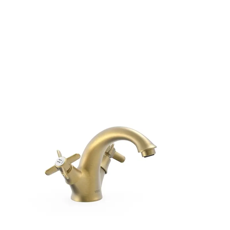 Grifo bimando tres clasic para lavabo laton viejo mate 24210201lm - Griferia Classic-Tres