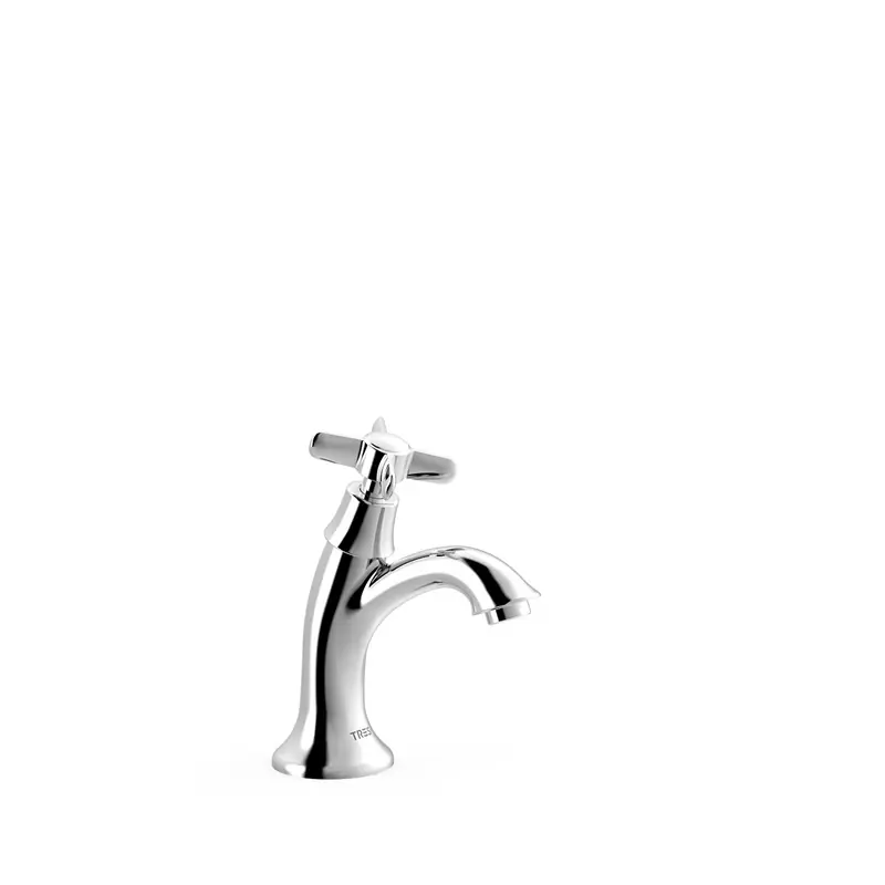 Tres clasic grifo de 1 agua para lavabo-24250301 acabado cromo.