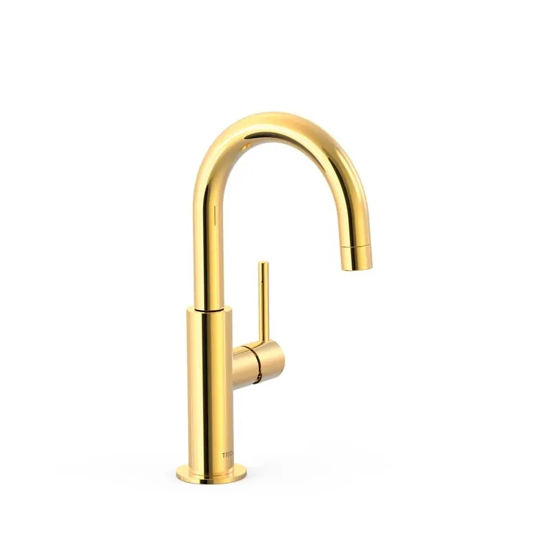 Monomando tres study con maneta lateral lavabo 275mm 275mm oro 26290403or - STUDY TRES monomando lavabo curvo