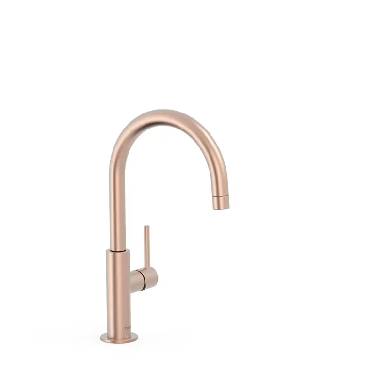 Monomando tres study alto con maneta lateral lavabo 324mm oro rosa mate 26290402opm - STUDY TRES monomando lavabo curvo