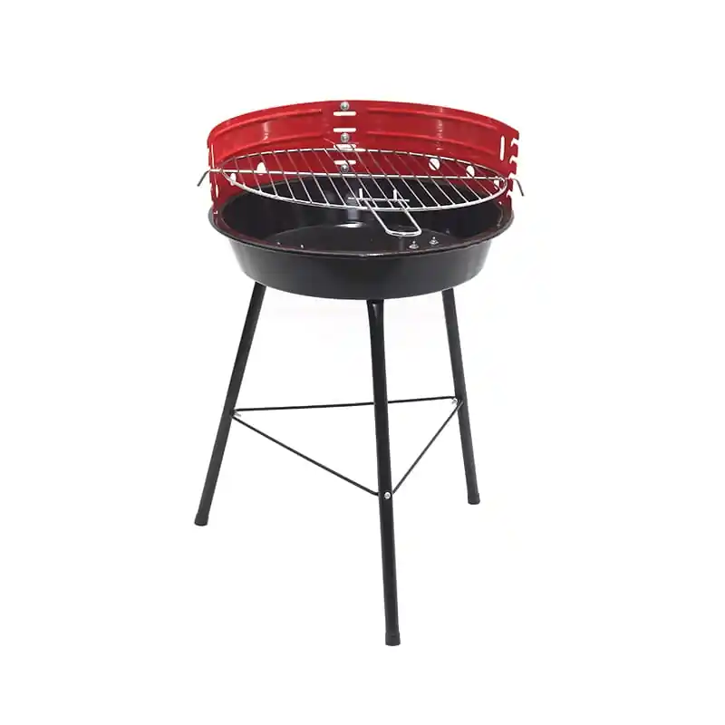 Barbacoa carbon natuur redonda 47x35x56cm - Barbacoas de carbón